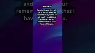 Journey of faith and spiritual growth | John 14:26 Daily Bible Verse