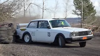 Rallytr&auml;ning Falk&ouml;ping 2/4 2021, Action & Sladd!