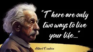 Albert Einstein's 50 Greatest Life Quotes You Should Know | Inspirational | Motivational