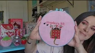 Flosstube 74~🍓🌕 SAL finish, 🇺🇸 stitching, wips & starts. Soda Stitch finish! Haul & Stitchy Kindness