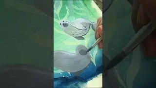 How to paint a seal - Painting tutorial #painting #draw #paintingtutorial