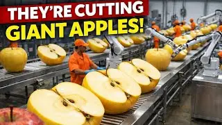 Inside a Modern Apple Juice Factory | From Farm to Fresh Bottle