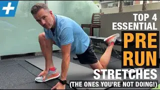 Top 4 Essential PRE-RUN Stretches | Tim Keeley | Physio REHAB