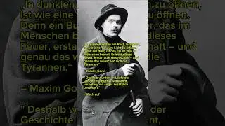 DAS BUCH IST DAS FEUER, DAS IM MENSCHEN BRENNT! #gorki