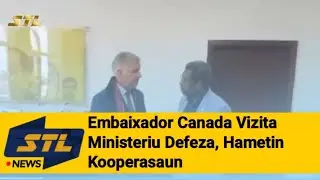 Canadian Ambassador Visits Ministry of Defense Today to Strengthen Cooperation