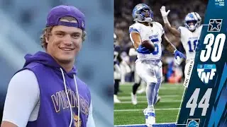 J.J.MCCARTHY REGRESA LIONS DERROTA A COWBOYS EN THURSDAY NIGHT FOOTBALL NOTICIAS NFL