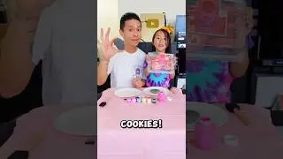 Sanrio Paint Splatter Rock Art Challenge! Who Will Win?! 🪨🖌️ #shorts #artchallenges #funny