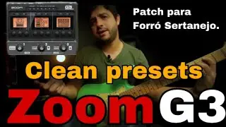 Zoom G3/G3x  - Clean Presets Patch