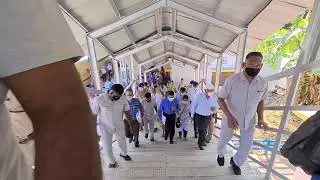 GM , Southern Railway inspects punalur station #southernrailway