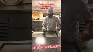 How to do Japanese Teppanyaki Juggling for beginners.Tepanyaki food