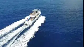 Boat and ocean, Guam