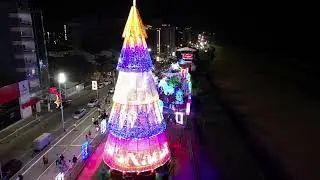 Macae Arvore de Natal Drone