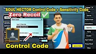 SOUL HECTOR Sensitivity & control code bgmi !!  GOBLIN Sensitivity code (2022 real hector )