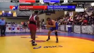 University Freestyle 120kg - Tyrell Fortune vs. Robert Vukobratovich