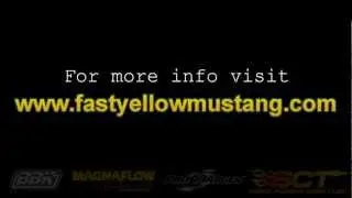 CFM Performance 2011 Mustang 3.7L V6 auto w/ Procharger runs 12.44@110
