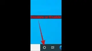 How To Disable or Enable Cortana in windows 10 #shortsTech