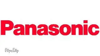 Colorful Panasonic logo animation