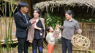 Kind engineer and his mother give gifts and new clothes to Truc sisters to welcome the new year 2025