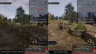 GTX 1070Ti Oblivion Remastered UltraPlus v Vanilla (1440p FSR3 Balanced)