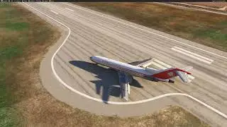 msfs 2024 FSS B727 Air Algerie chaseplane test
