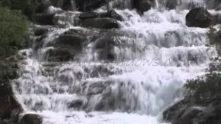 HD Ambient Relaxation Video of a Cascading Waterfall - LCD PLASMA VIDEO WALL ART