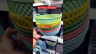 Mr D.I.Y Storage Basket Under ₹99😱Mr Diy Store in Ahmedabad #shorts#storagebaskets #fyp