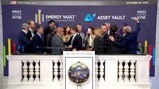 The NYSE welcomes Energy Vault Inc (NYSE: NRGV) to celebrate the launch of Asset Vault