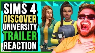 🎓 SIMS 4: DISCOVER UNIVERSITY TRAILER REACTION! 🤯 Kazrisk Reacts