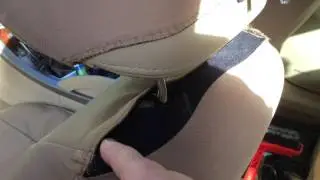 How to put FH seat covers on a Buick  Lacrosse