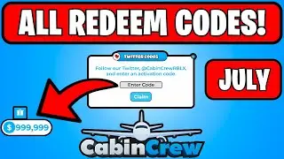 CABIN CREW SIMULATOR ALL WORKING CODES FOR JULY 2025 ROBLOX