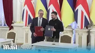 Starmer and Zelensky sign 100-year agreement on 'historic day'