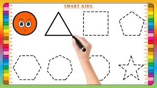 Learn Shapes,Colors,Educational video for Kids | shapes coloring Preschool Learning #coloringpages