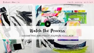 GEOMETRIC ABSTRACT JOURNAL COLLAGE Demo