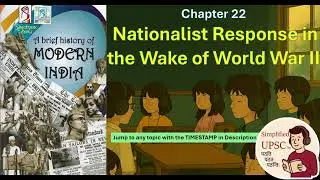 Ch22: Nationalist Response to World War II (1939-42)| Spectrum History | Analysis with PYQ for #UPSC