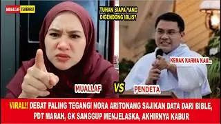 GEMPAR!! Nora Aritonang Tunjukkan Data dalam Bible, PDT Kesulitan Menjawab, NGAUR DAN MUTER2