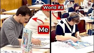 I competed against the World's #3 Speedpuzzler