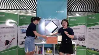 Holtop Eco Vent Pro heat energy recovery ventilator and intelligent controller operation