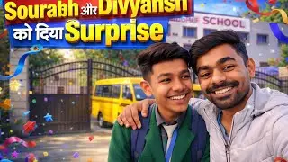 SOURABH OR DIVYANSH KO FIRST TIME SCHOOL LENE GAYA 😄😁 || Funny Video 🤣