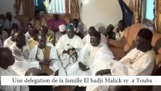 Ziar délégation de Tivaouane chez Serigne Ahmadou Makhtar Mbacke