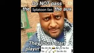 DO NOT pass the Splatoon fan the aux cord!