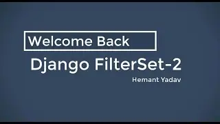 Django FilterSet-2