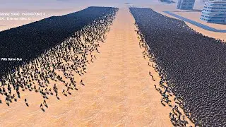 50000 GONDOR SOLDIERS vs 50000 ORCS - Ultimate Epic Battle Simulator UEBS