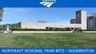 Amtrak Northeast Regional Train 173 to Washington Announcements at Providence Station