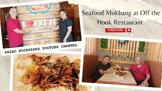 SEAFOOD BOIL MUKBANG at OFF THE HOOK RESTAURANT ( Shrimp, Crabs, Mussels) | SEAFOOD | MUKBANG.