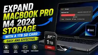 Увеличение памяти MacBook Pro M4 2024 с SD картой 1TB