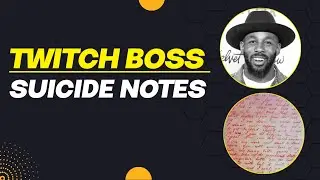 Twitch's Su!cide Note Reveals Bizzare Details About His Death