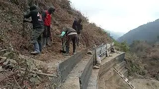Last step wall Himalayan Church Bomdila
