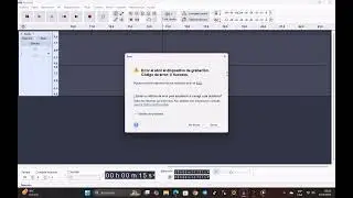 Audacity NO GRABA AUDIO error 0 soluci&oacute;n