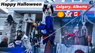 Halloween, Trick or Treat, Calgary, Alberta, Canada,October 31, 2022