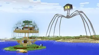 SURVIVING FROM HOUSE HEAD in Minecraft - Gameplay